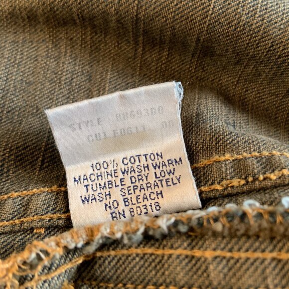 Women's Vintage Lucky Brand Denim Jean Jacket 1990s Y2K Size M - Picture 4 of 5